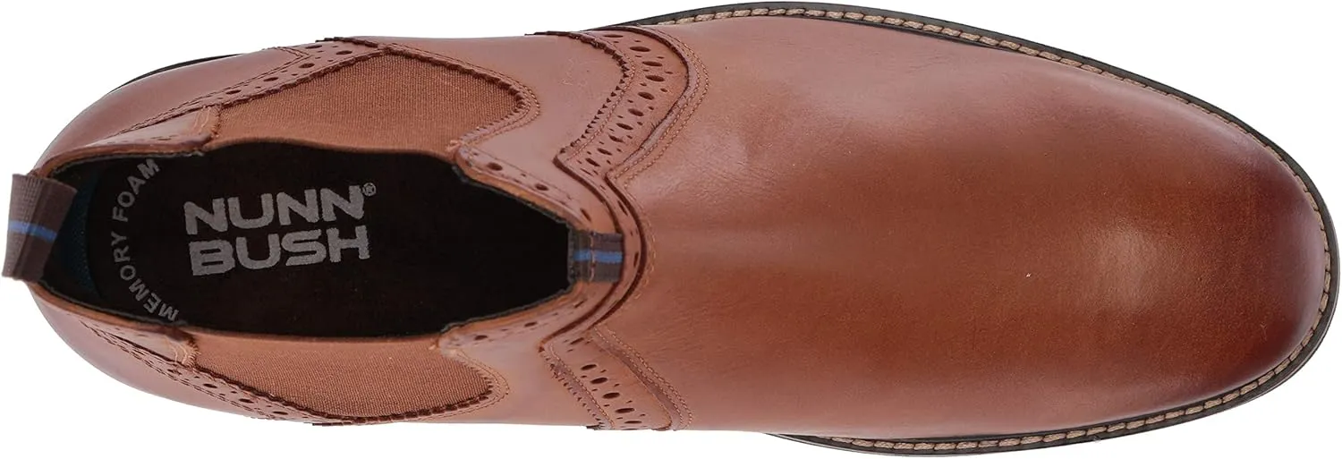 Nunn Bush Men's Otis Chelsea Fashion Boot with Kore Comfort Walking Technology
