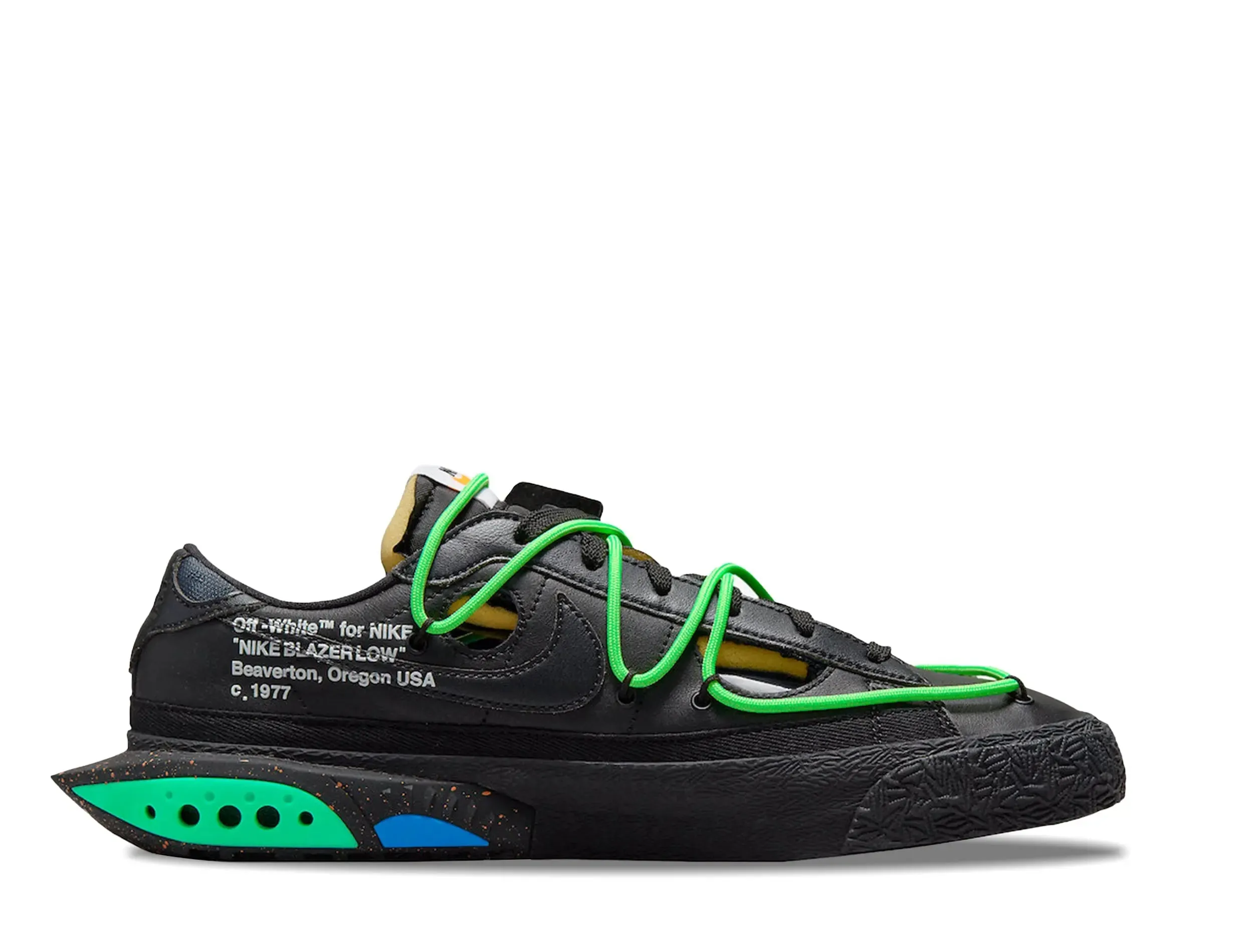 Off-White Nike Blazer Low Black Electro Green