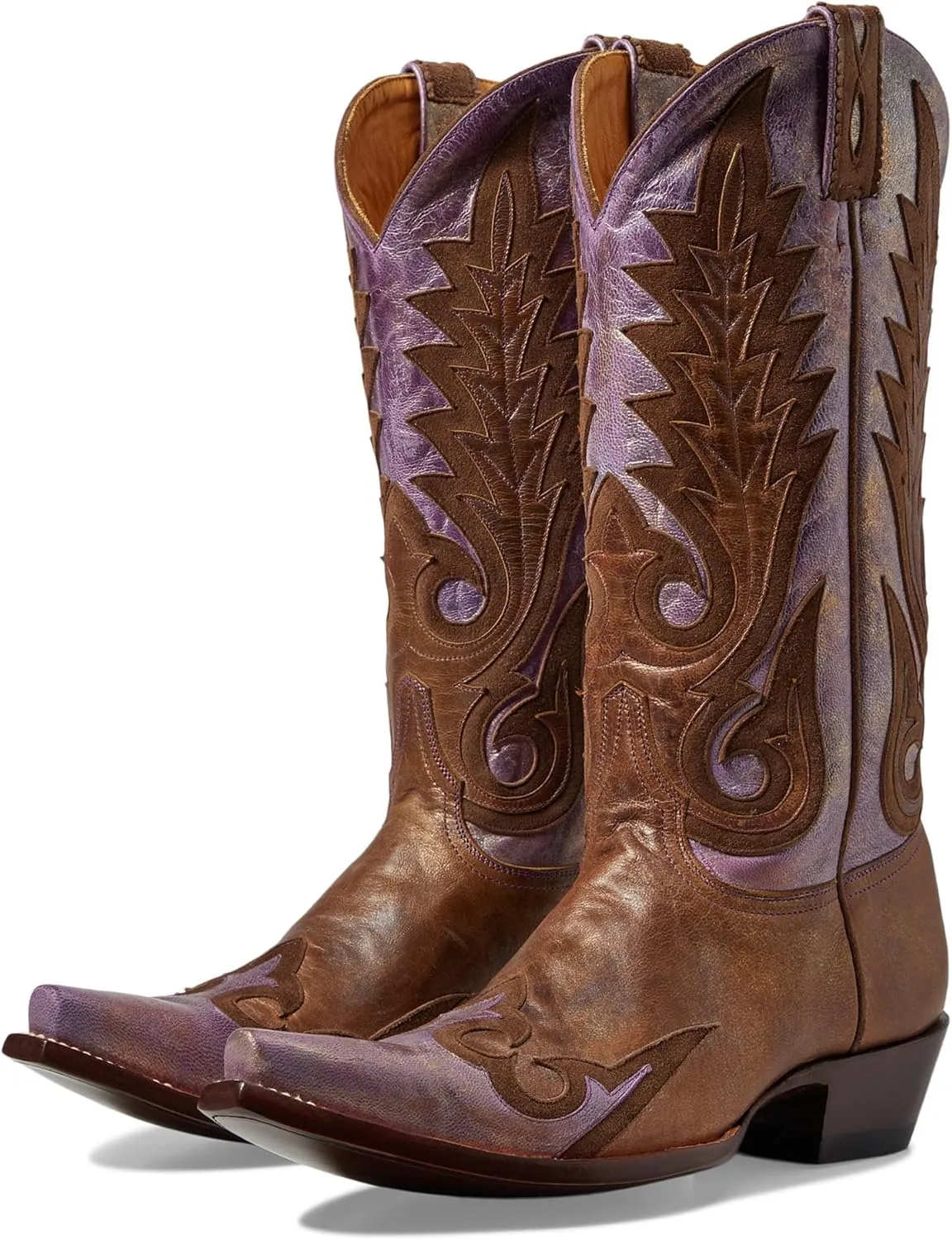 Old Gringo Women's Full Bloom Mid Calf Boot, Nut/Cream, 9.5