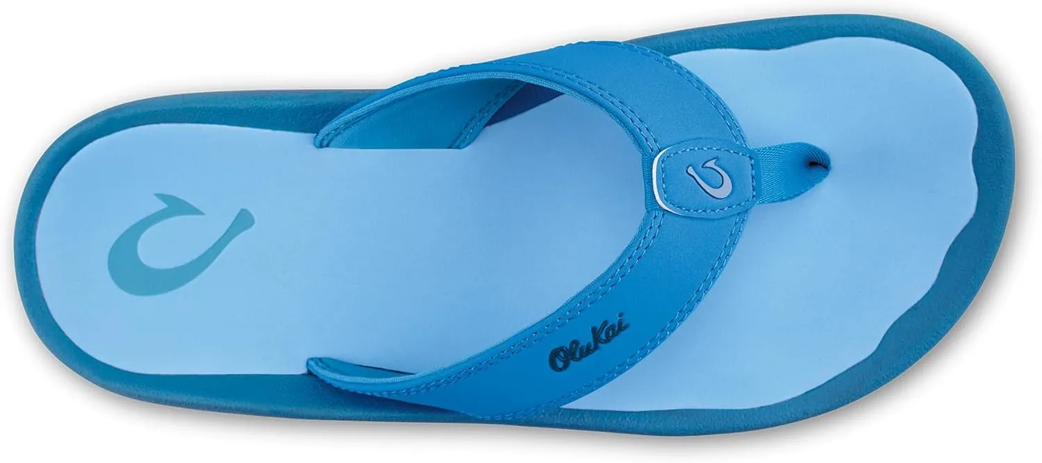 OLUKAI Ohana Men's Beach Sandals, Water Resistant Flip Flops, Arch Support & Comfort Fit, Lightweight & Durable, Enhanced Grip & Traction