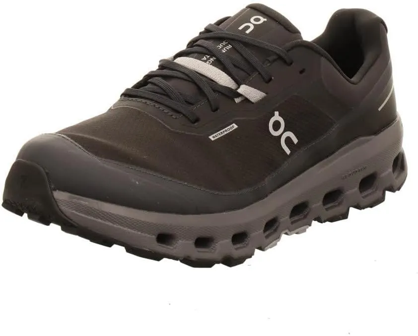 On Men's Cloudvista 2 Waterproof Sneaker, Black/Eclipse, 13