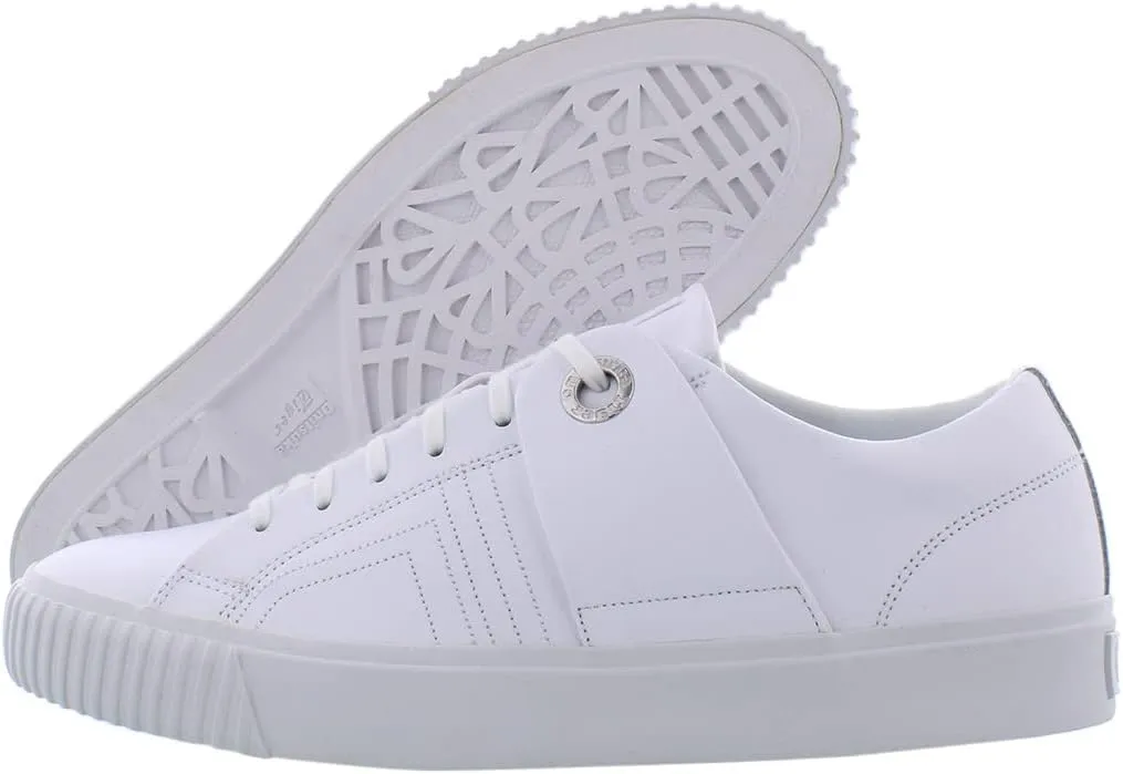 Onitsuka Tiger Womens OK Basketball W White/White Sneaker - 9.5