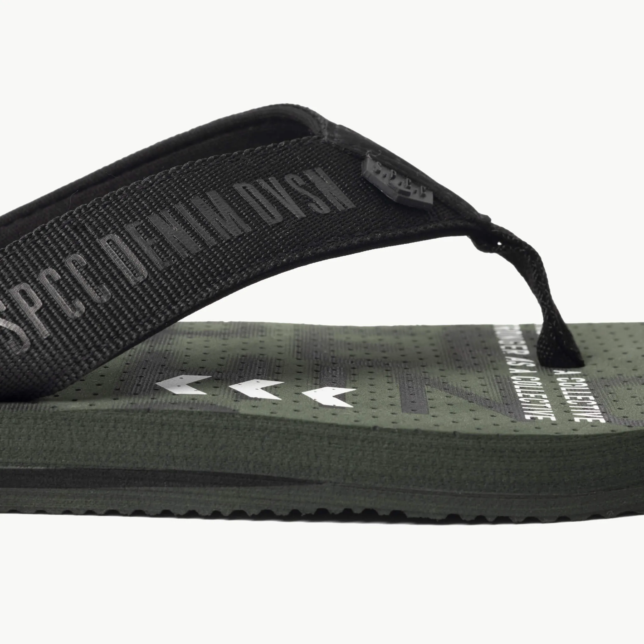 Oswald Flip Flops  - Dark Fatigue