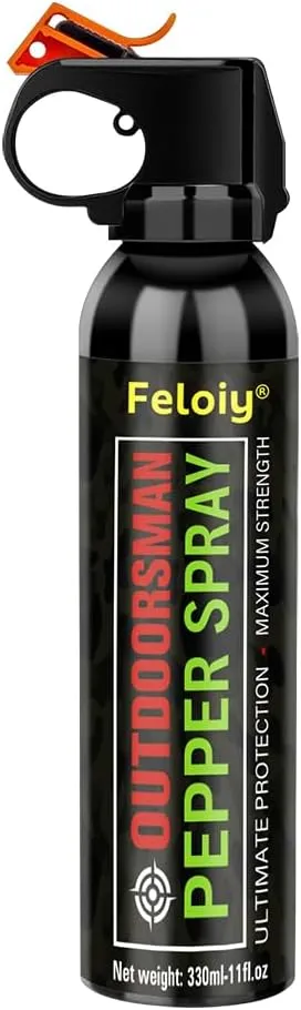 Outdoor Pepper Spray, 11 fl oz, Maximum Strength - for Camping, Hiking, Fishing
