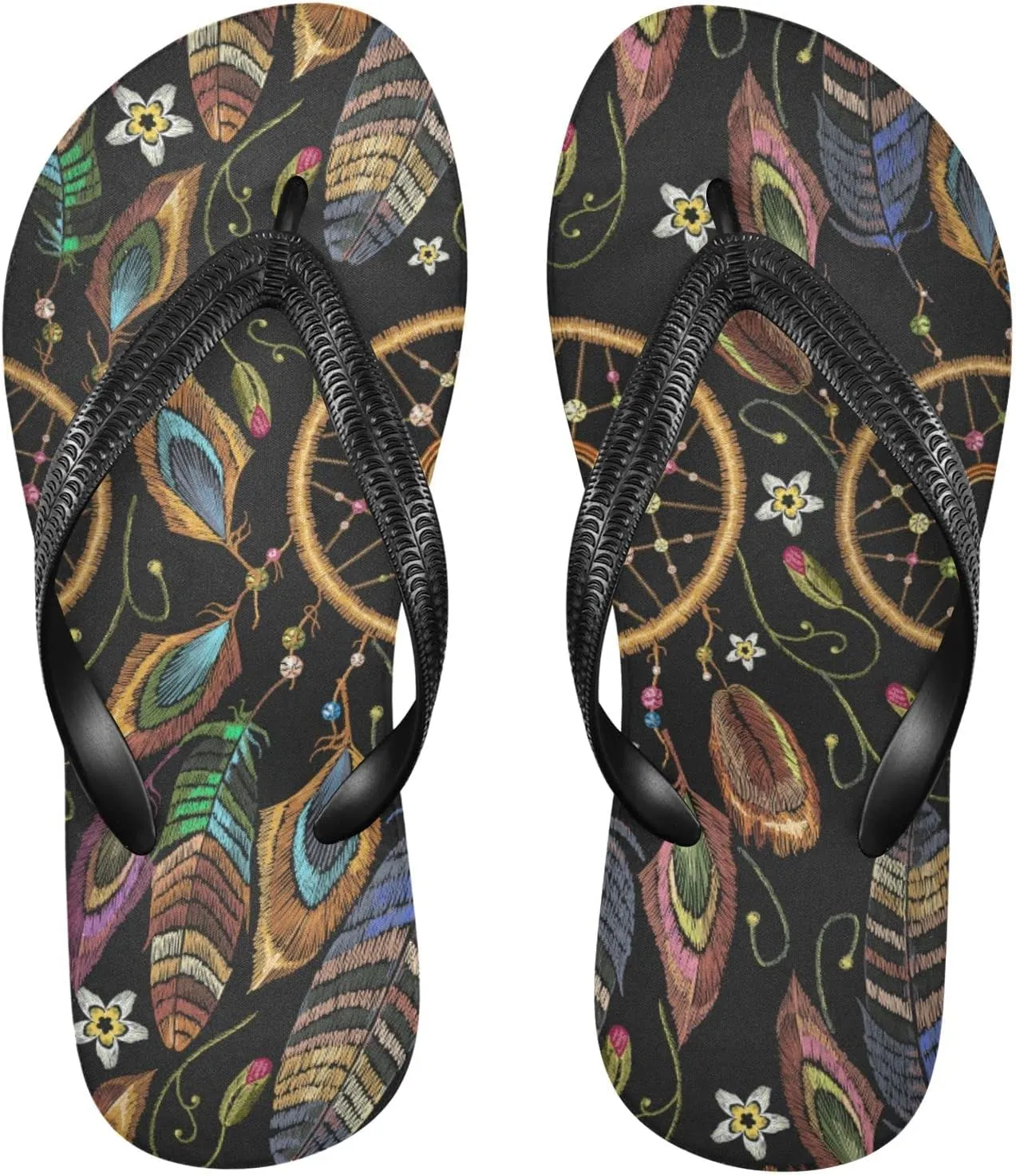 Oyihfvs Flip Flops Flip Sandal Home Slippers Hotel Spa Bedroom for Men Women XS-XXL