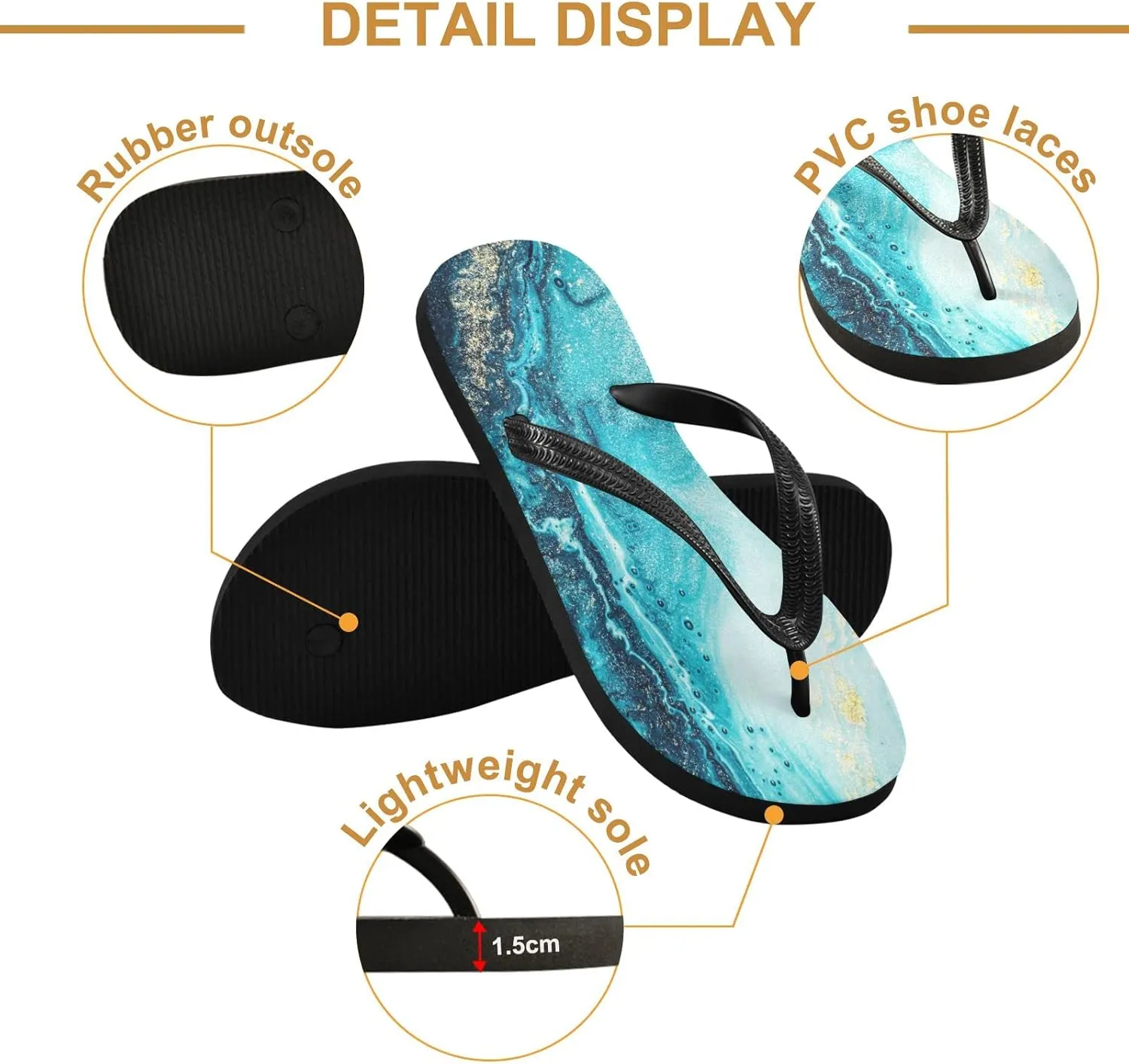 Oyihfvs Flip Flops Flip Sandal Home Slippers Hotel Spa Bedroom for Men Women XS-XXL
