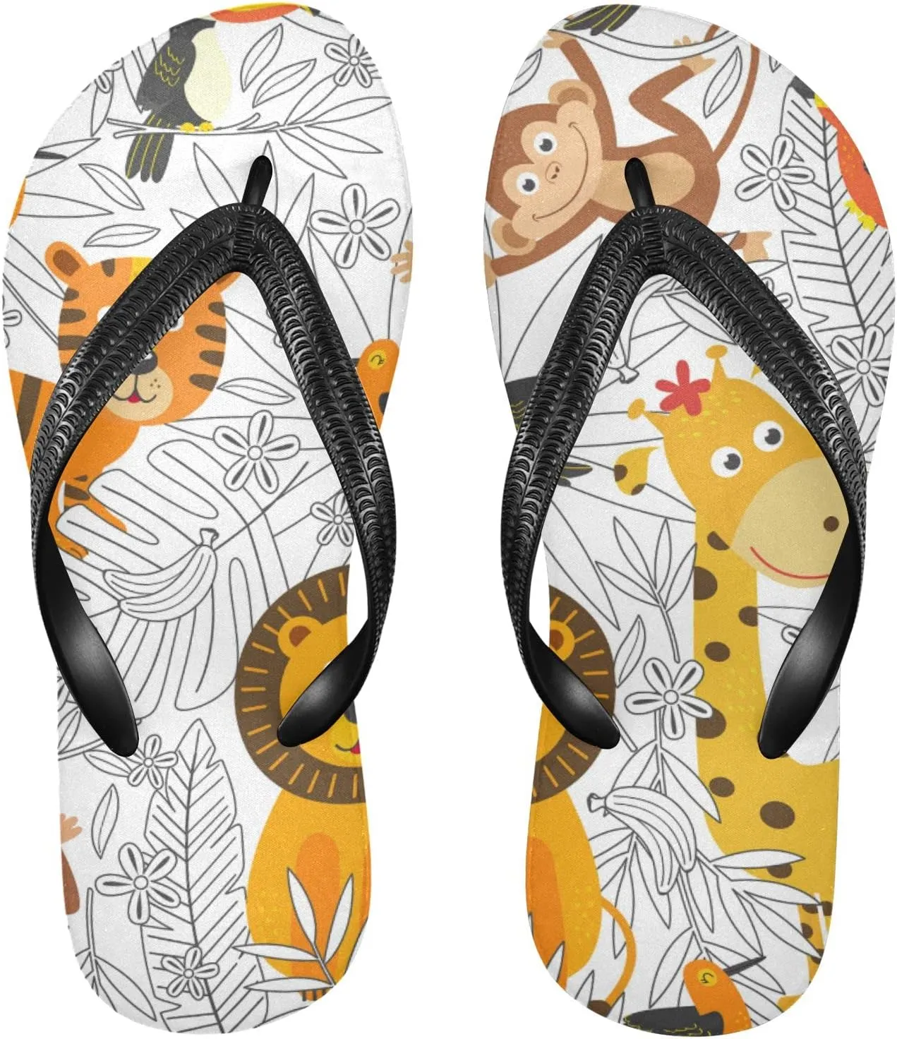 Oyihfvs Flip Flops Flip Sandal Home Slippers Hotel Spa Bedroom for Men Women XS-XXL