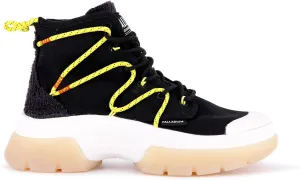 Palladium Women's Sneaker Boots, Black, 10 AU