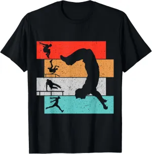 Parkour Traceur Boys Kids Men T-Shirt