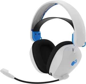 PDP Phantom Air Dual-Mode Wireless Gaming Headset for PlayStation: PS5, PS4, PC, Bluetooth Compatible, Rechargeable 35-Hour Battery, 50mm Drivers, On-ear Headphone Controls, Officially Licensed, White