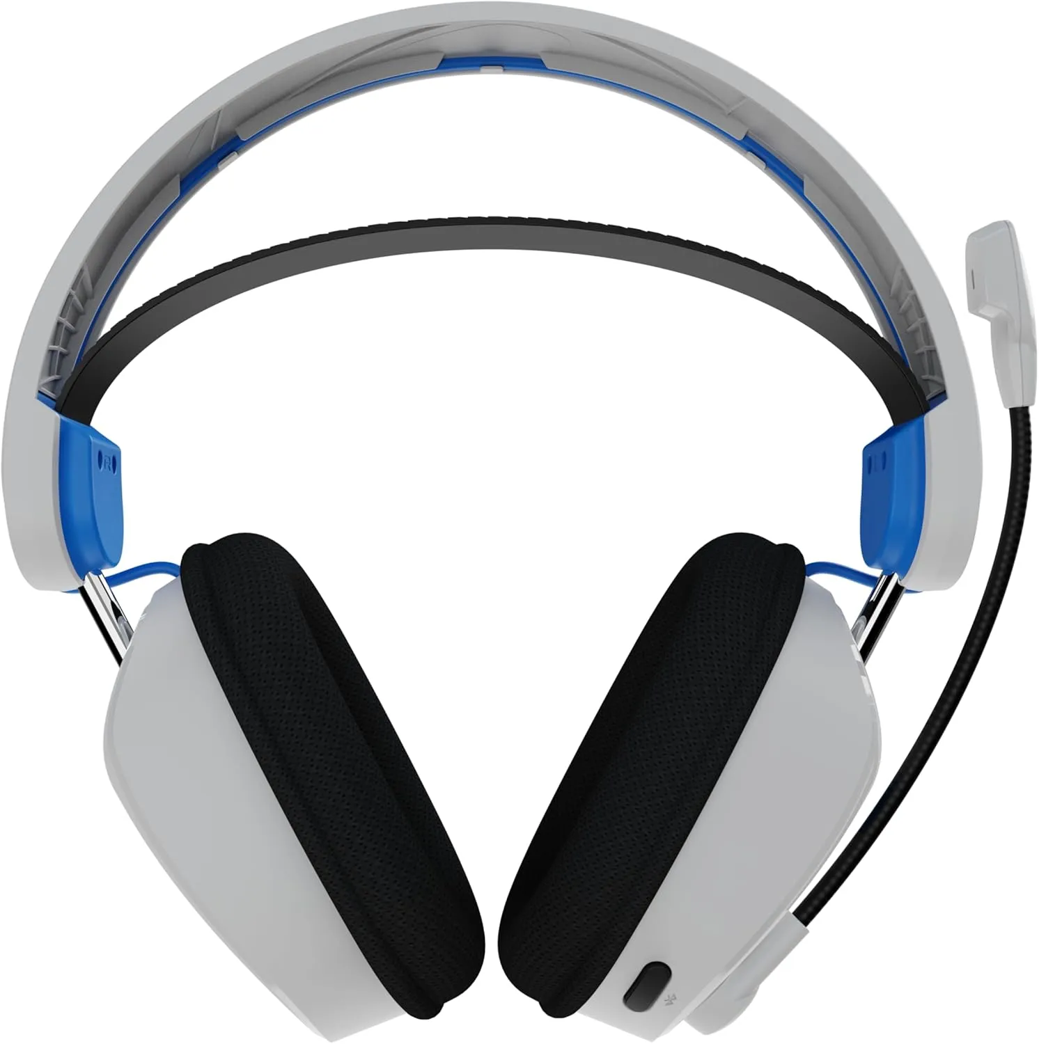 PDP Phantom Air Dual-Mode Wireless Gaming Headset for PlayStation: PS5, PS4, PC, Bluetooth Compatible, Rechargeable 35-Hour Battery, 50mm Drivers, On-ear Headphone Controls, Officially Licensed, White