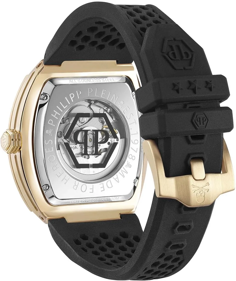 Philipp Plein Herren Uhr Analog Automatik $KELETON