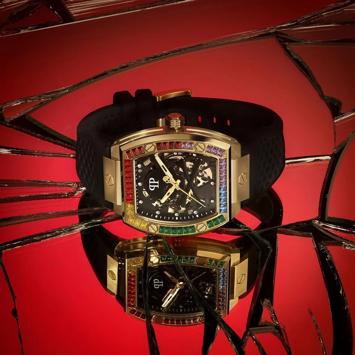 Philipp Plein Herren Uhr Analog Automatik $KELETON