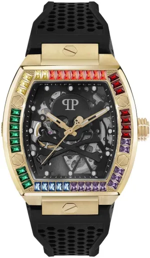 Philipp Plein Herren Uhr Analog Automatik $KELETON