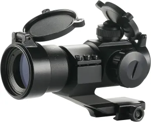 Pinty 1x30 4 MOA Red Green Dot Tactical Reflex Sight with Picatinny Cantilever Mount Black, Khaki
