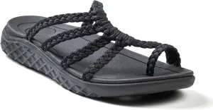 Plaka Wave Flip Flops for Women with Arch Support – Comfortable Womens Flip Flops for Walking – Lightweight Vegan Summer Sandals – Water Resistant and Stylish Beach Slides