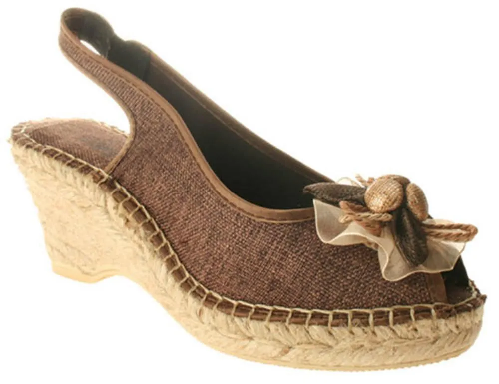 Platform Voice-controlled Wedge Intuitive Organza Sandals