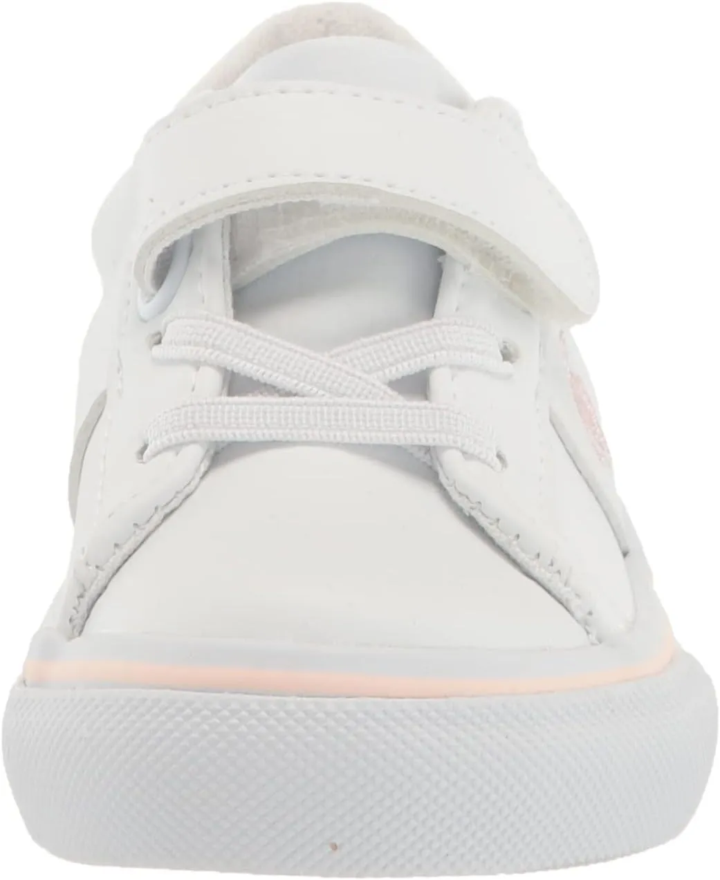 POLO RALPH LAUREN Boy's Sayer Ps White Tmbld/Lt Pnk Pp Sneaker