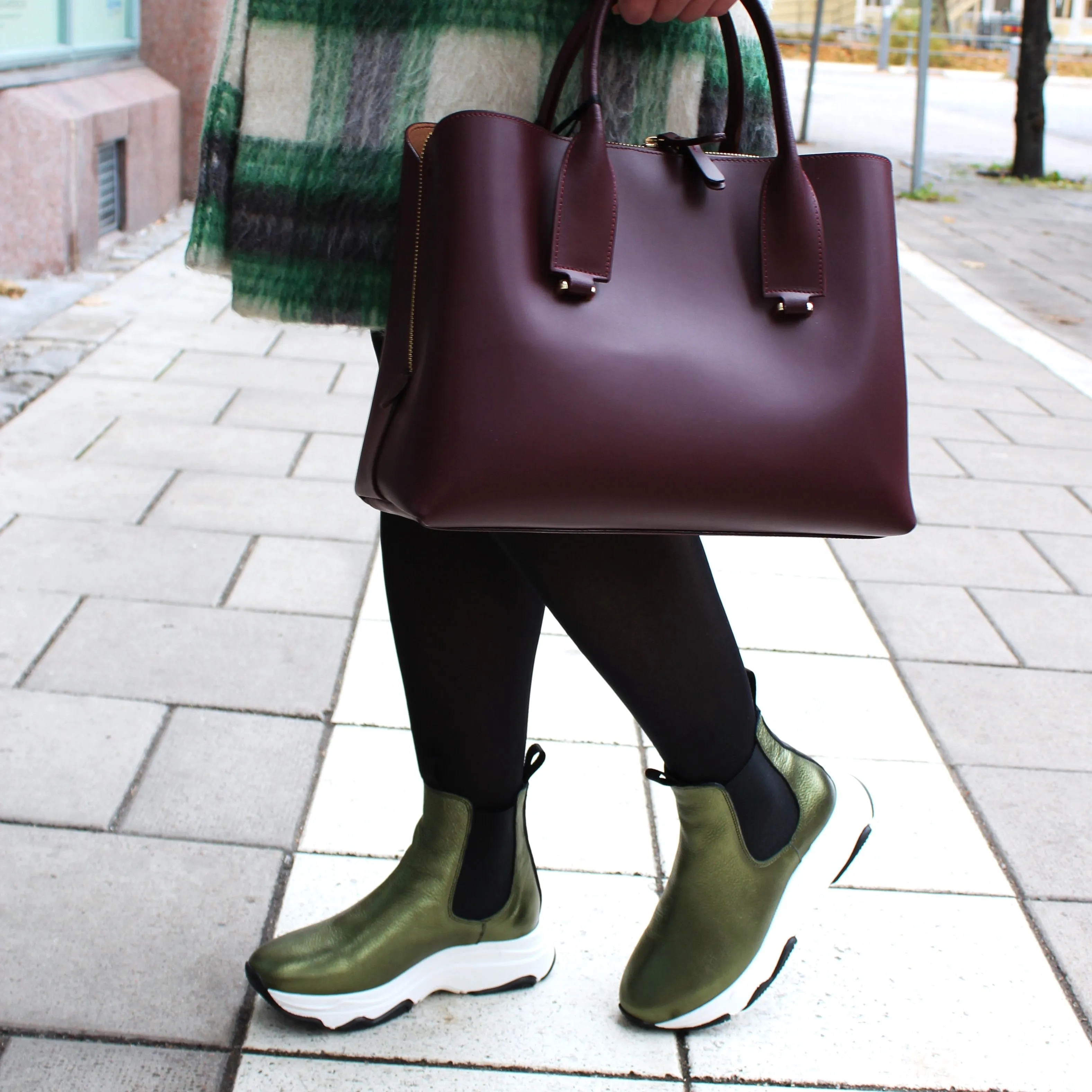 Poppy Chelsea Boot - Grön
