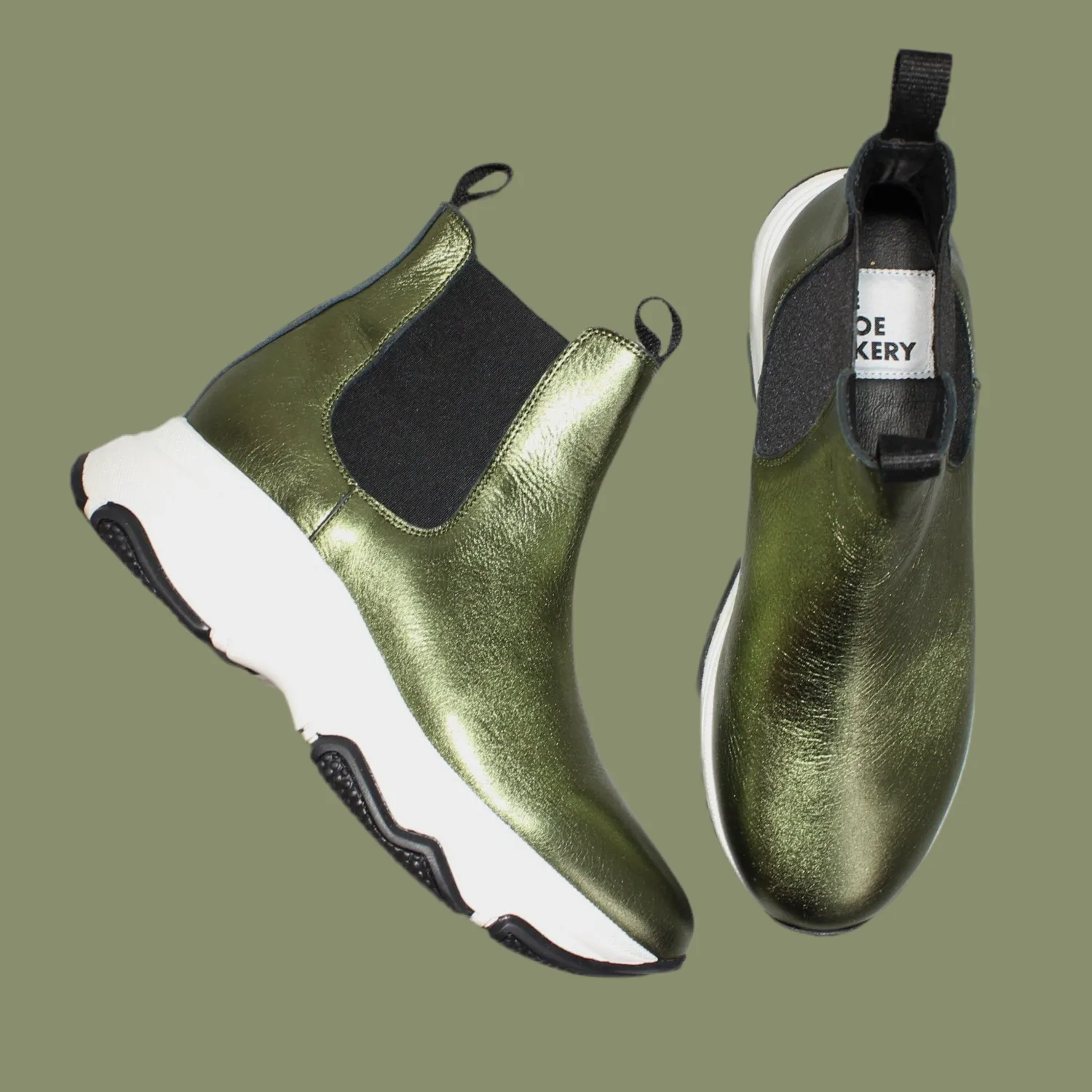 Poppy Chelsea Boot - Grön