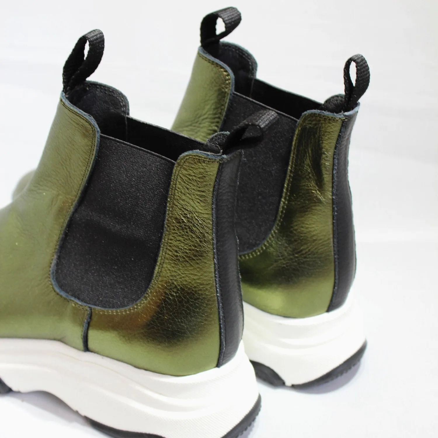 Poppy Chelsea Boot - Grön