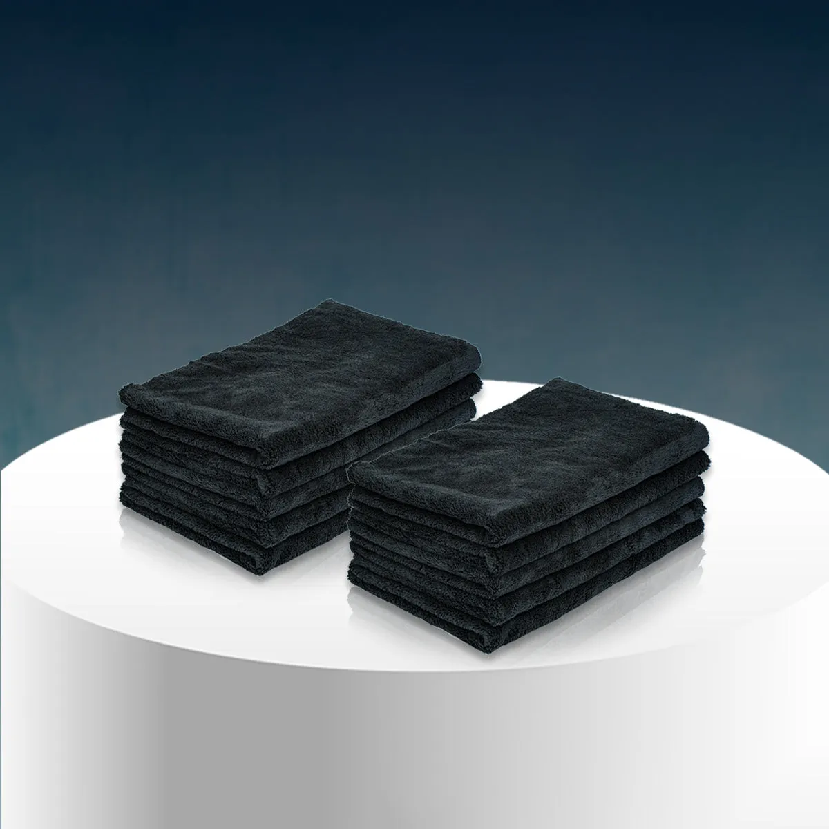 Poshlyf Drier Superb 600 GSM Black Microfiber Titaniumline 60cmx40cm