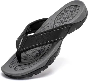 PowerTRC Men's Flip Flops Beach Sandals Indoor And Outdoor Thong Sandals Sport And Casual Wear
