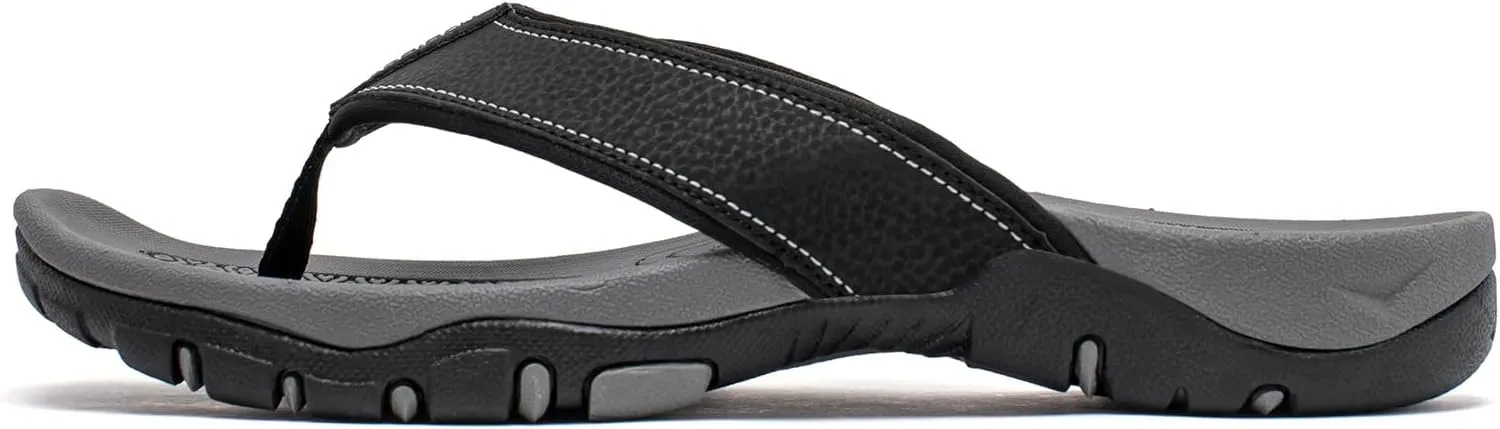 PowerTRC Men's Flip Flops Beach Sandals Indoor And Outdoor Thong Sandals Sport And Casual Wear