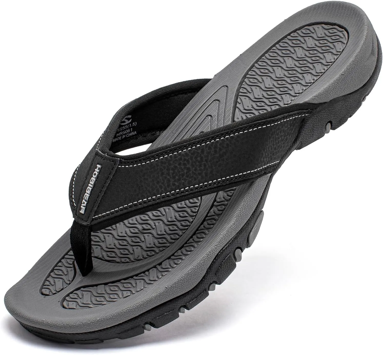 PowerTRC Men's Flip Flops Beach Sandals Indoor And Outdoor Thong Sandals Sport And Casual Wear