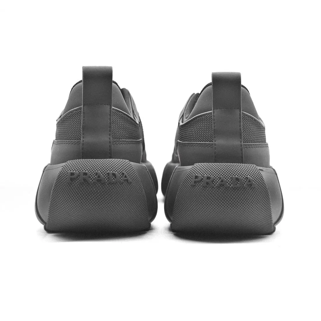 PRADA ||  3D Cloudbust Thunder Technical Black Low-Top Sneakers