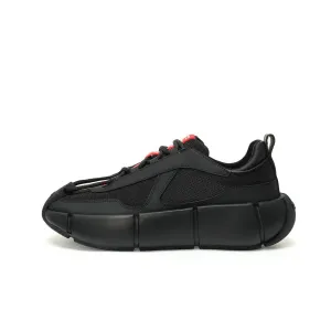 PRADA ||  3D Cloudbust Thunder Technical Black Low-Top Sneakers