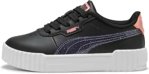 PUMA Carina Sneaker, Black-Lavender Alert-Pink Fruit, 10.5 US Unisex Little Kid