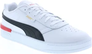 PUMA Clasico Alumni Men's Sneaker 9.5 D(M) US White-Black-High Risk Red