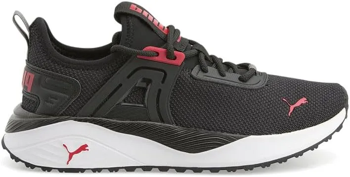 PUMA Future Shoes Pacer 23 Sneaker, 6 US Unisex Big Kid, Black-for All Time Red