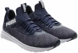 PUMA Men's Enzo Sneaker Color Blue and Black (Black, us_Footwear_Size_System, Adult, Men, Numeric, Medium, Numeric_12)