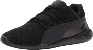 PUMA Men's Scuderia Ferrari Evo Cat Transform Sneaker, Black Black Black, 9.5 M US