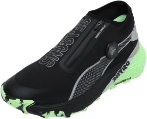 Puma Mens Travel Nitro 3 Disc Trail Shoe Running Shoes Black/Silver/Fizzy Apple - Black