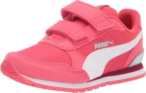 PUMA ST Runner v2 NL V PS Sneaker, Paradise Pink White-Eggshell Blue, 2.5 US Unisex Little Kid