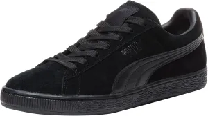 PUMA Suede Classic Leather Formstrip Sneaker,Black/Black,14 D(M) US