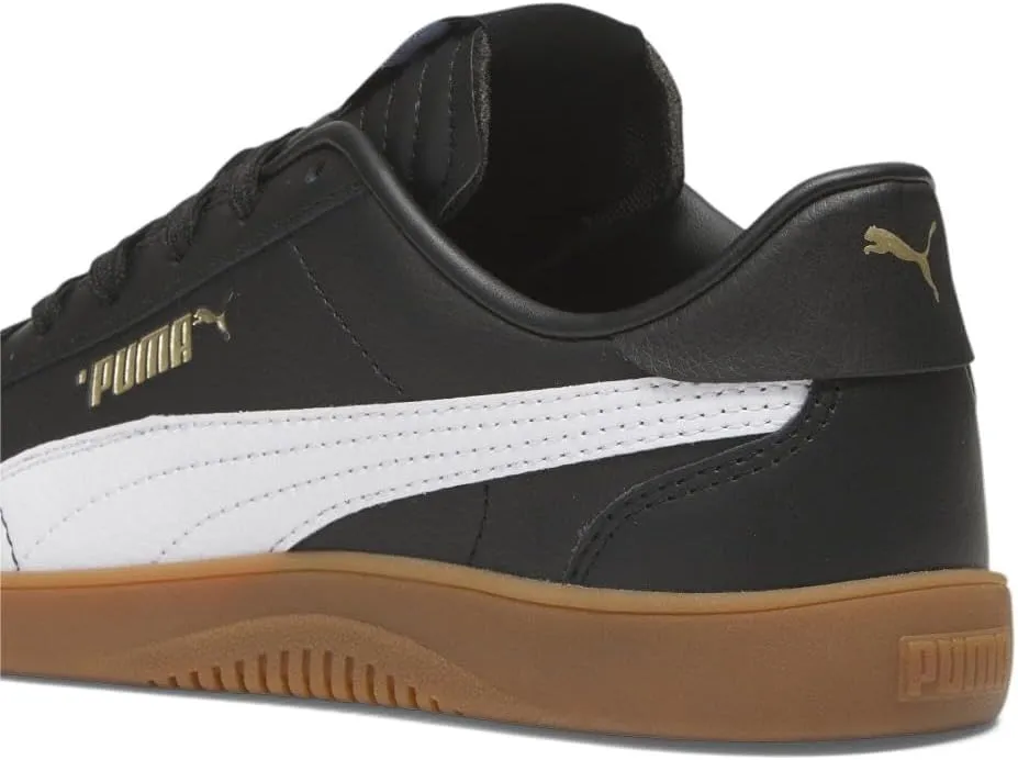 PUMA Unisex-Child Shoes Club 5v5 Sneaker, White Black-Feather Gray, 4 US Big Kid