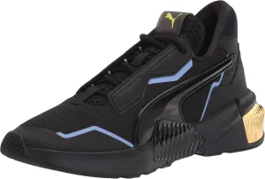 PUMA womens Provoke Xt Sneaker Cross Trainer, Puma Black-elektro Purple, 6.5 US