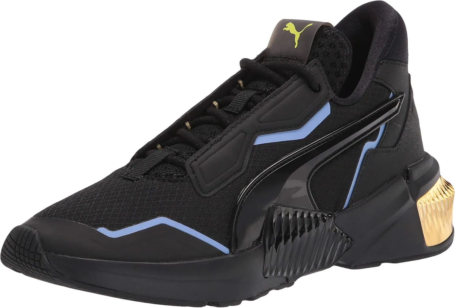 PUMA womens Provoke Xt Sneaker Cross Trainer, Puma Black-elektro Purple, 6.5 US