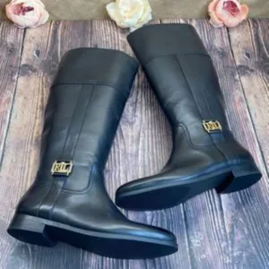 Ralph Lauren Black  Riding Boots 9.5B