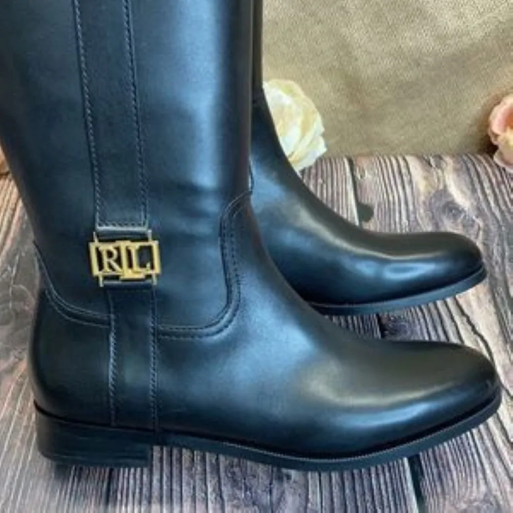 Ralph Lauren Black  Riding Boots 9.5B