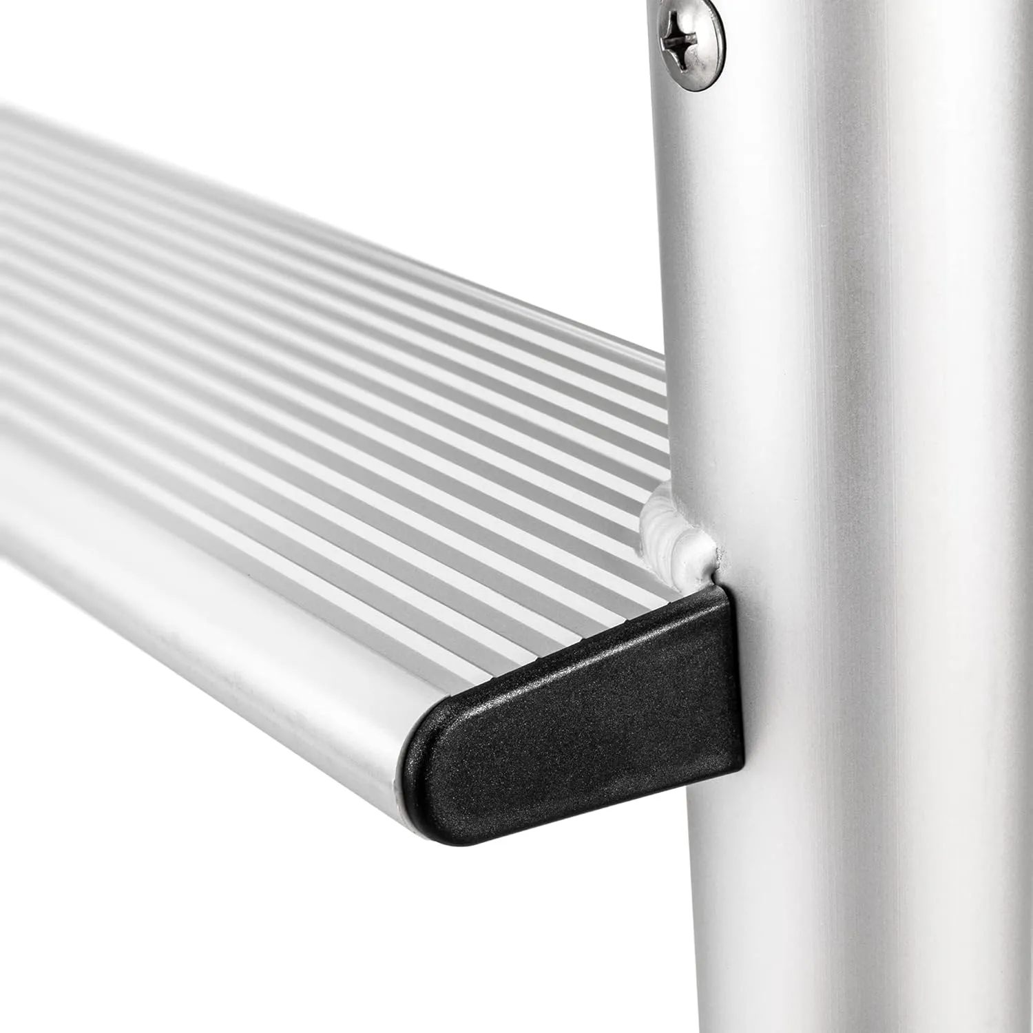 RecPro Marine 4 Step Flip Up and Stationary Boat Dock Swim Ladder 20" Wide