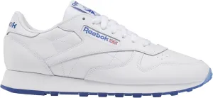 Reebok Unisex Classic Leather Sneaker, White/Vector Blue, 5 US Men