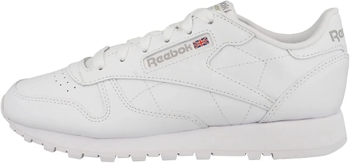 Reebok Women's Classic Leather Sneaker, Ftwr White Ftwr White Pure Grey 3, 11 US