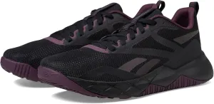 Reebok Women's NFX Trainer Sneaker, Black/Midnight Plum/Footwear White, 5