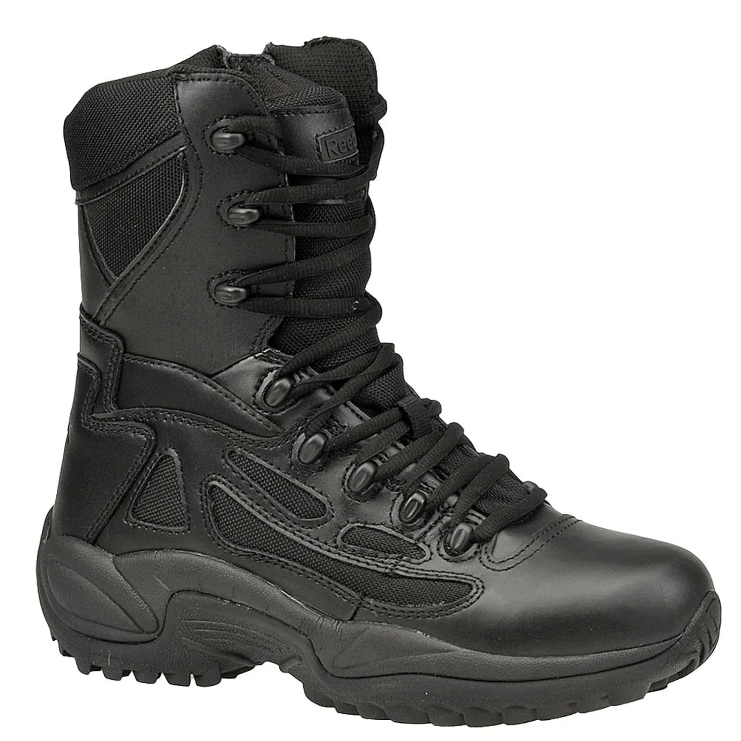 Reebok Work RAPID RESPONSE 8" Men's Boot, 8.5 D(M) US, Black
