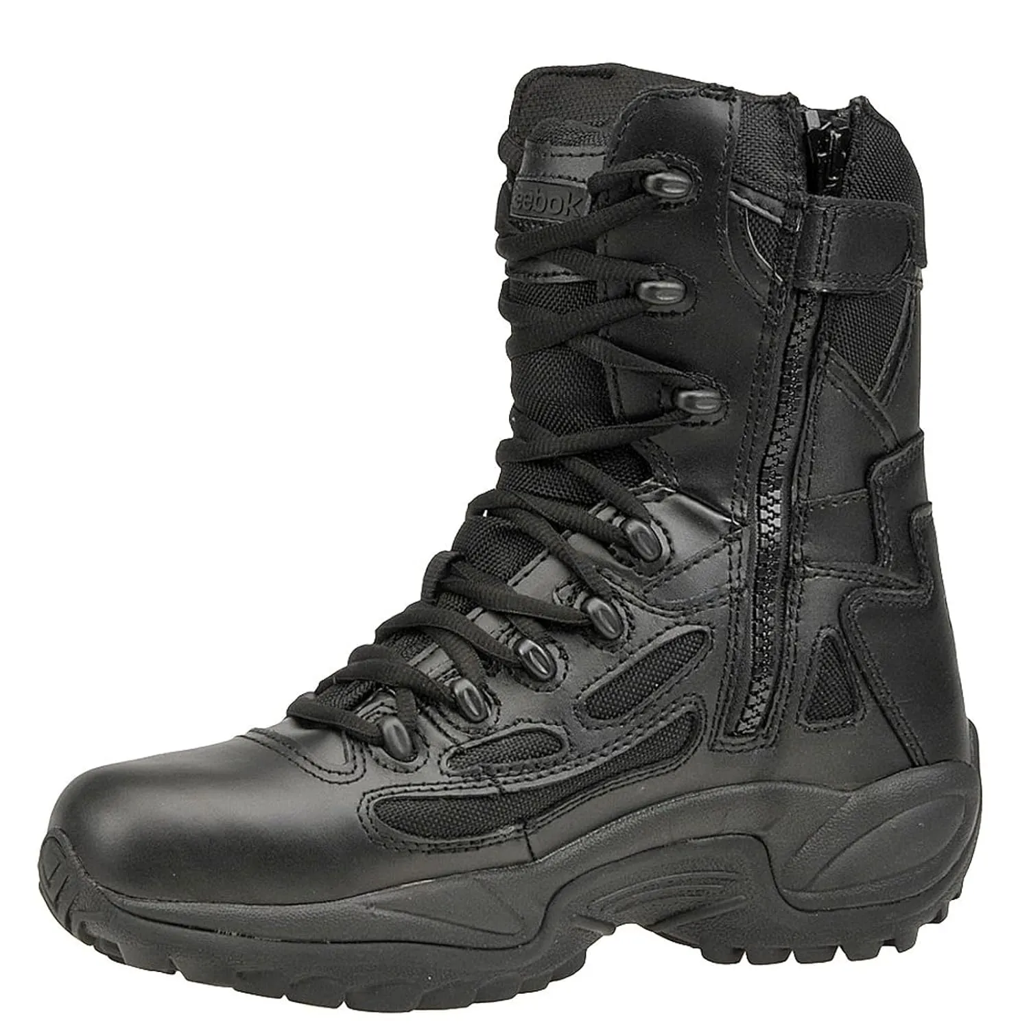 Reebok Work RAPID RESPONSE 8" Men's Boot, 8.5 D(M) US, Black